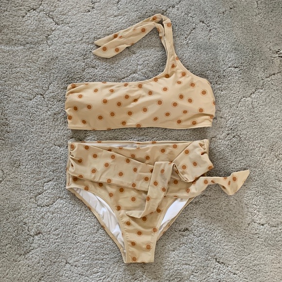 Rylee + Cru Other - Rylee + Cru One Shoulder Bikini Set